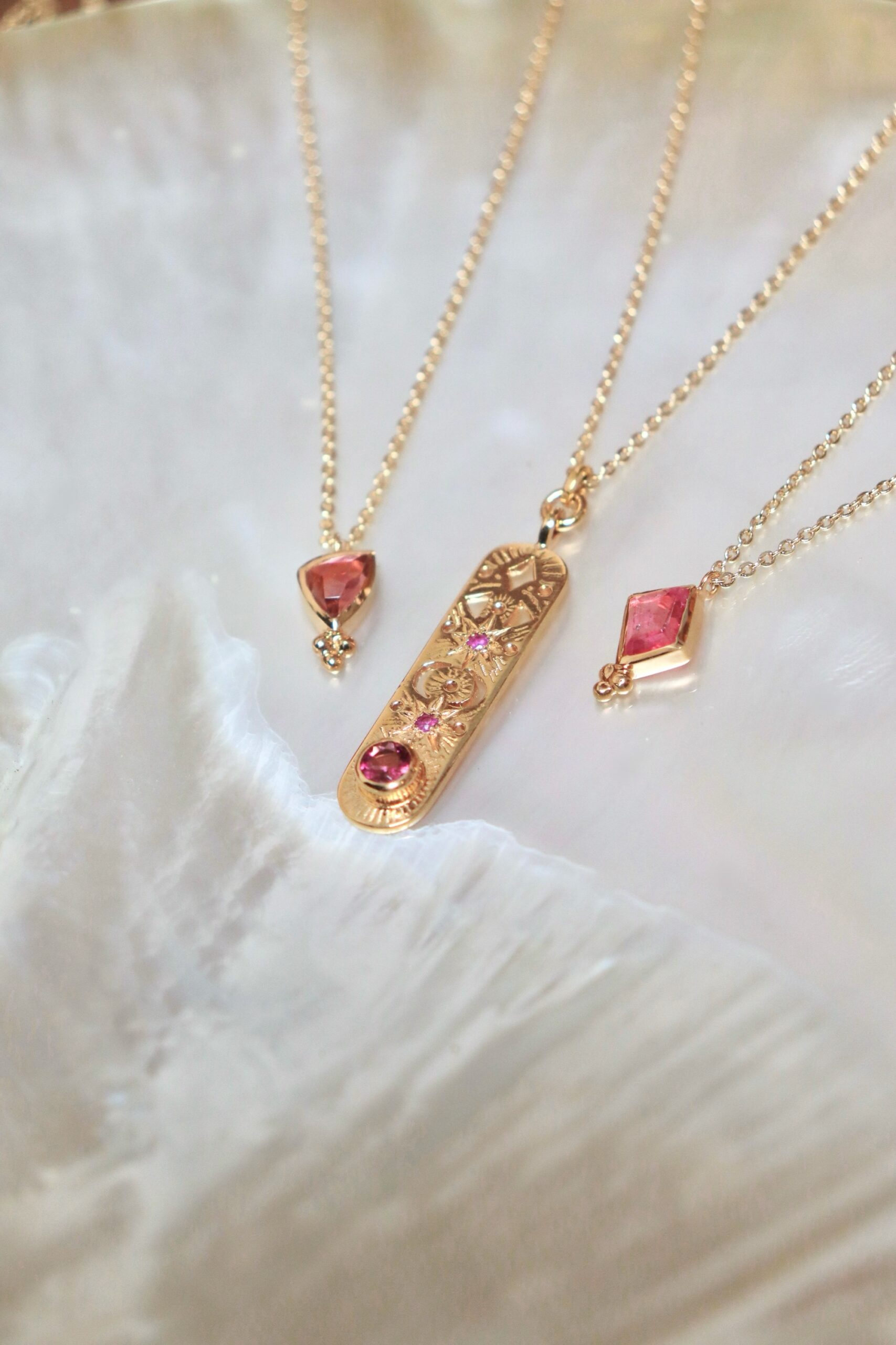 Cartouche égyptien tourmaline rose – Image 5