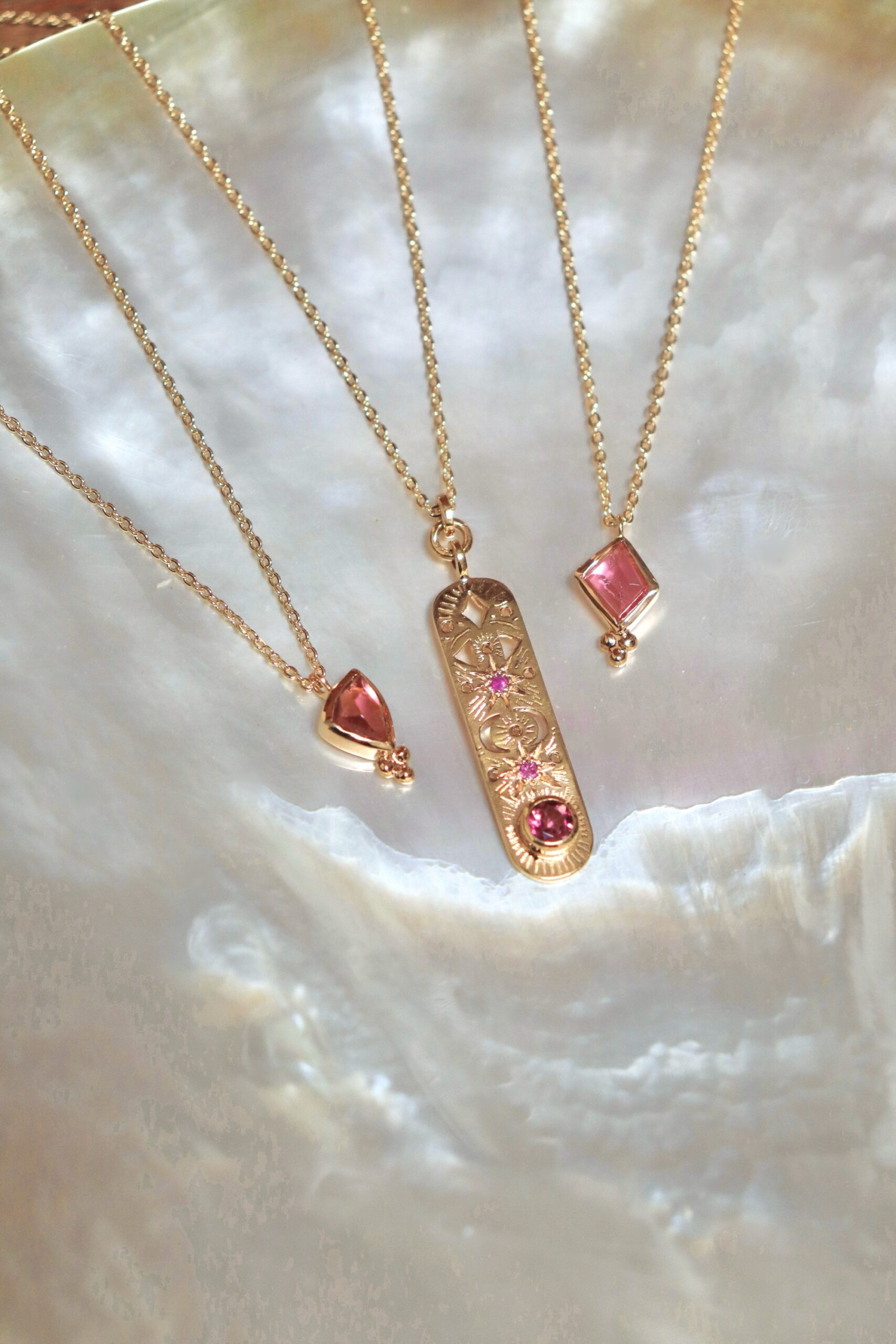 Cartouche égyptien tourmaline rose – Image 7