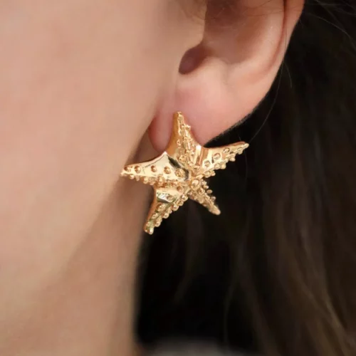 Boucles d’oreilles étoiles de mer