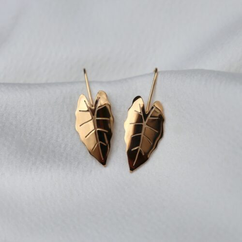 Boucles d'oreilles alocasia