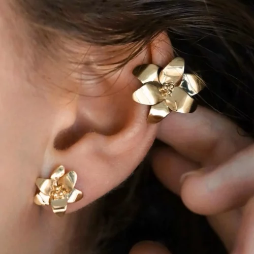 Earcuff fleur de lys
