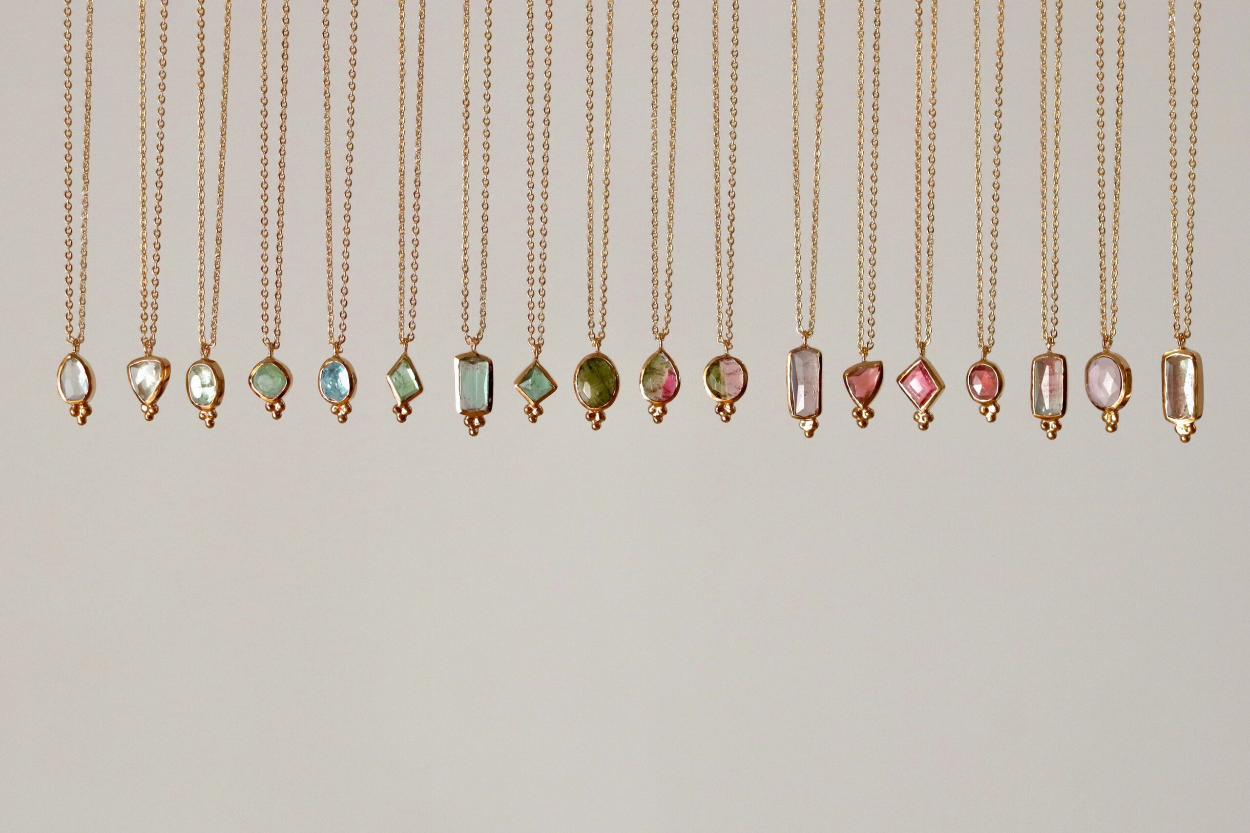 Mini-pendentifs billes et tourmalines – Image 3