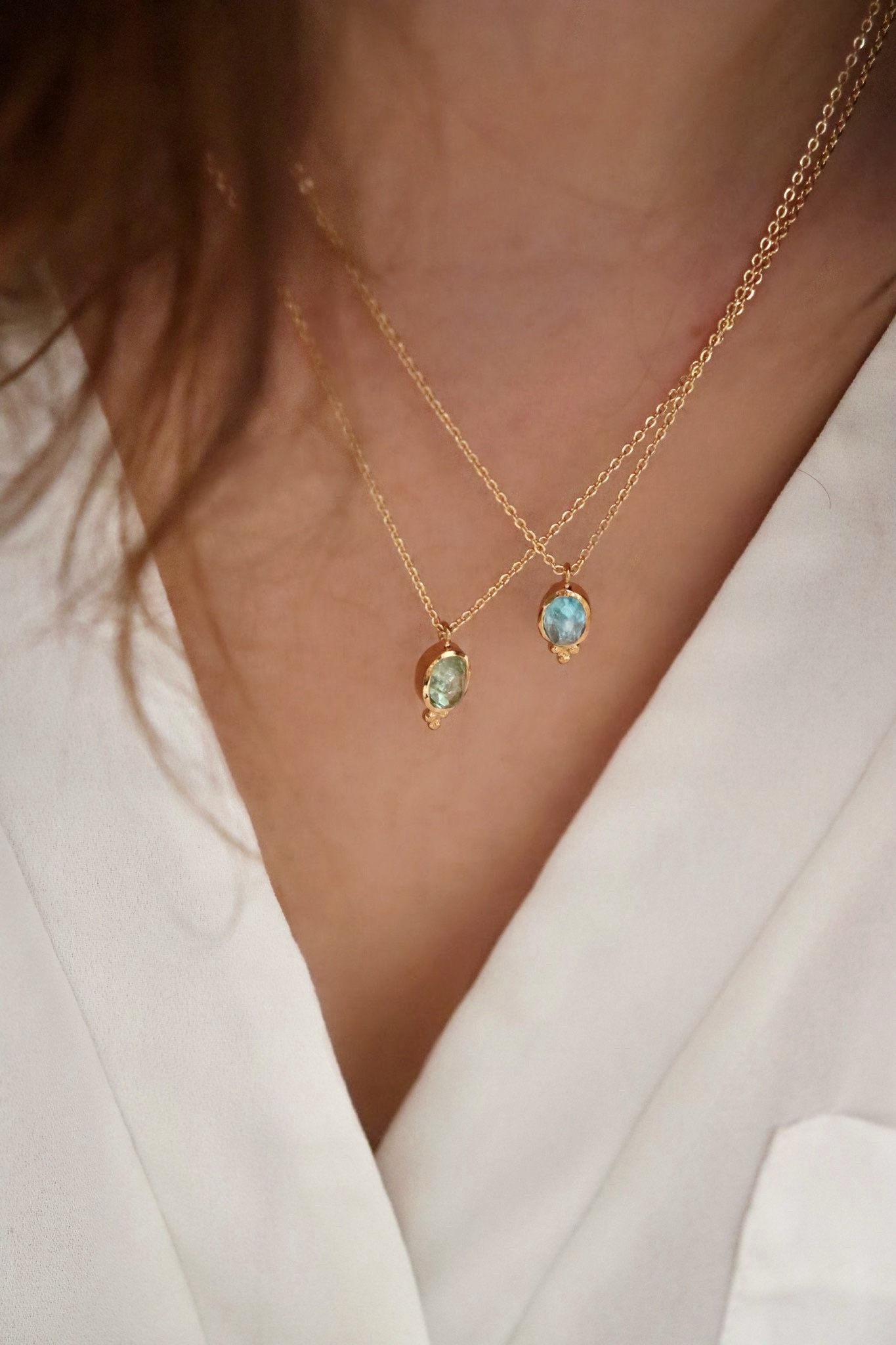 Mini-pendentifs billes et tourmalines – Image 7