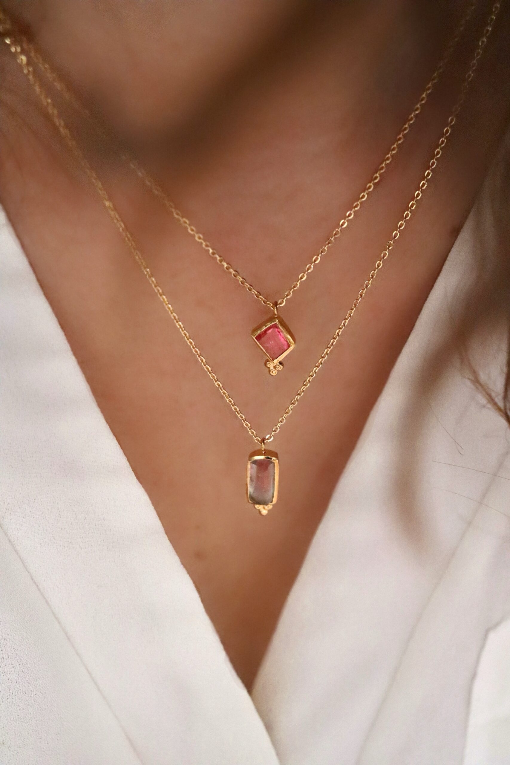 Mini-pendentifs billes et tourmalines – Image 9