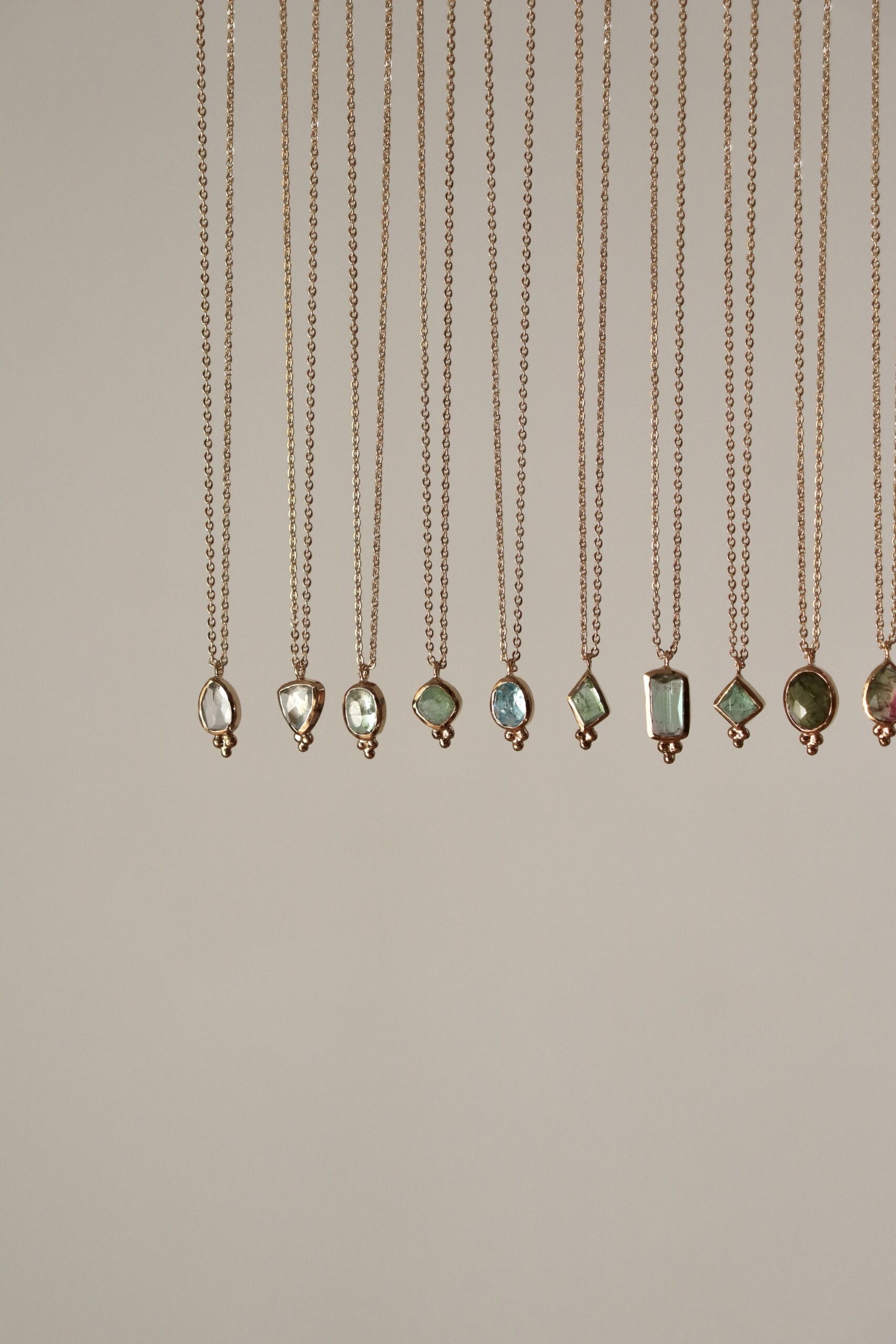 Mini-pendentifs billes et tourmalines – Image 2