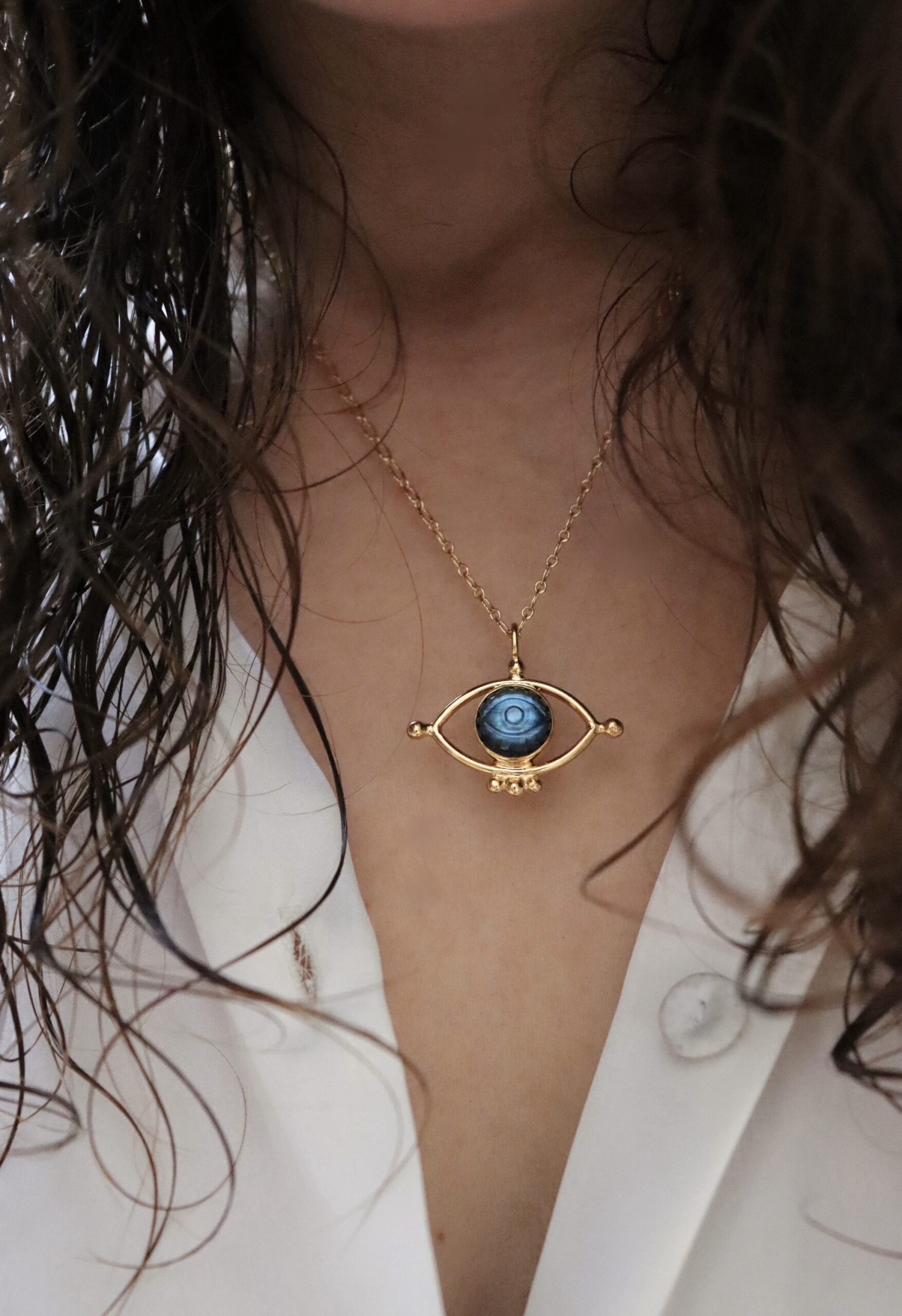 Pendentif œil de labradorite – Image 6