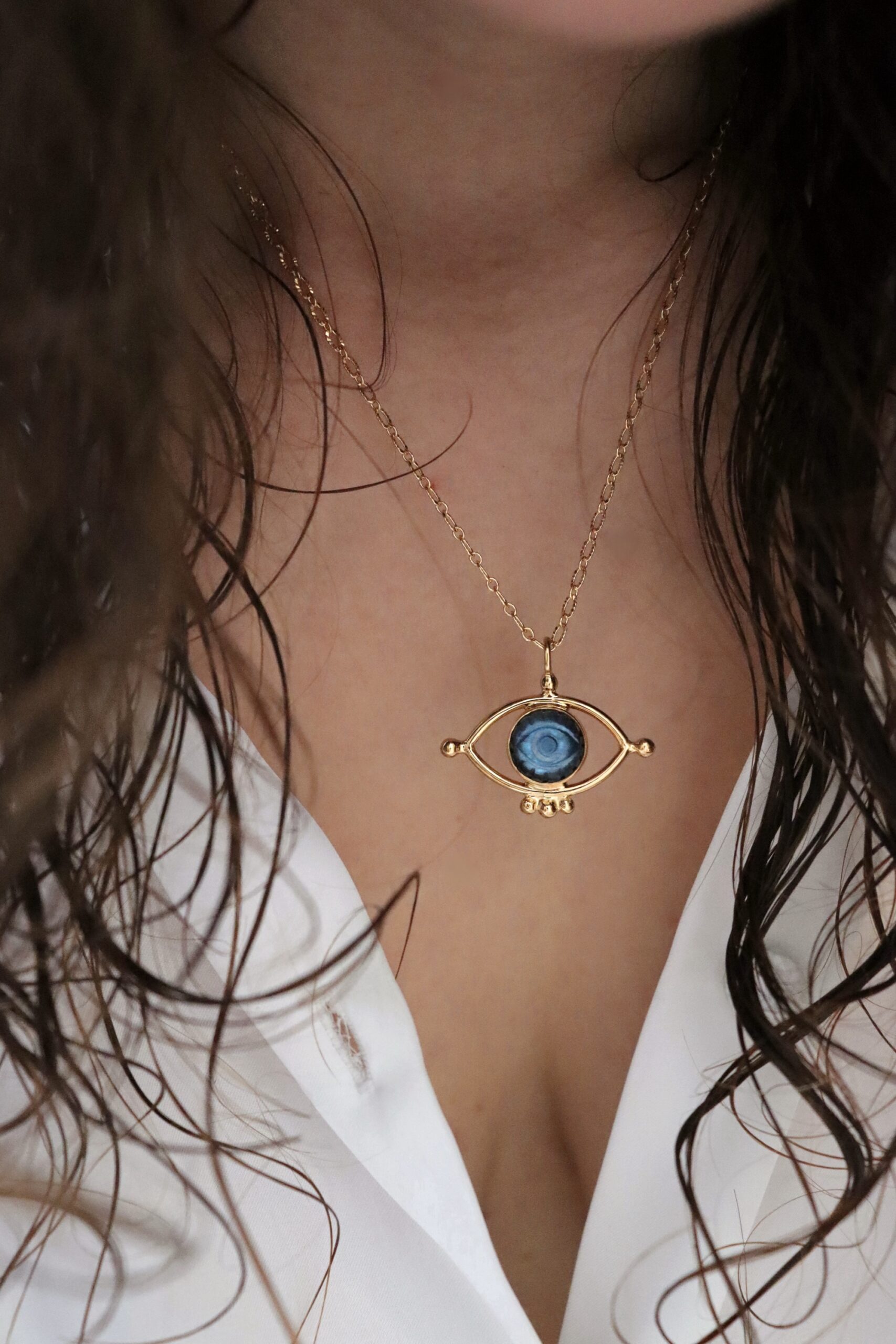 Pendentif œil de labradorite – Image 8