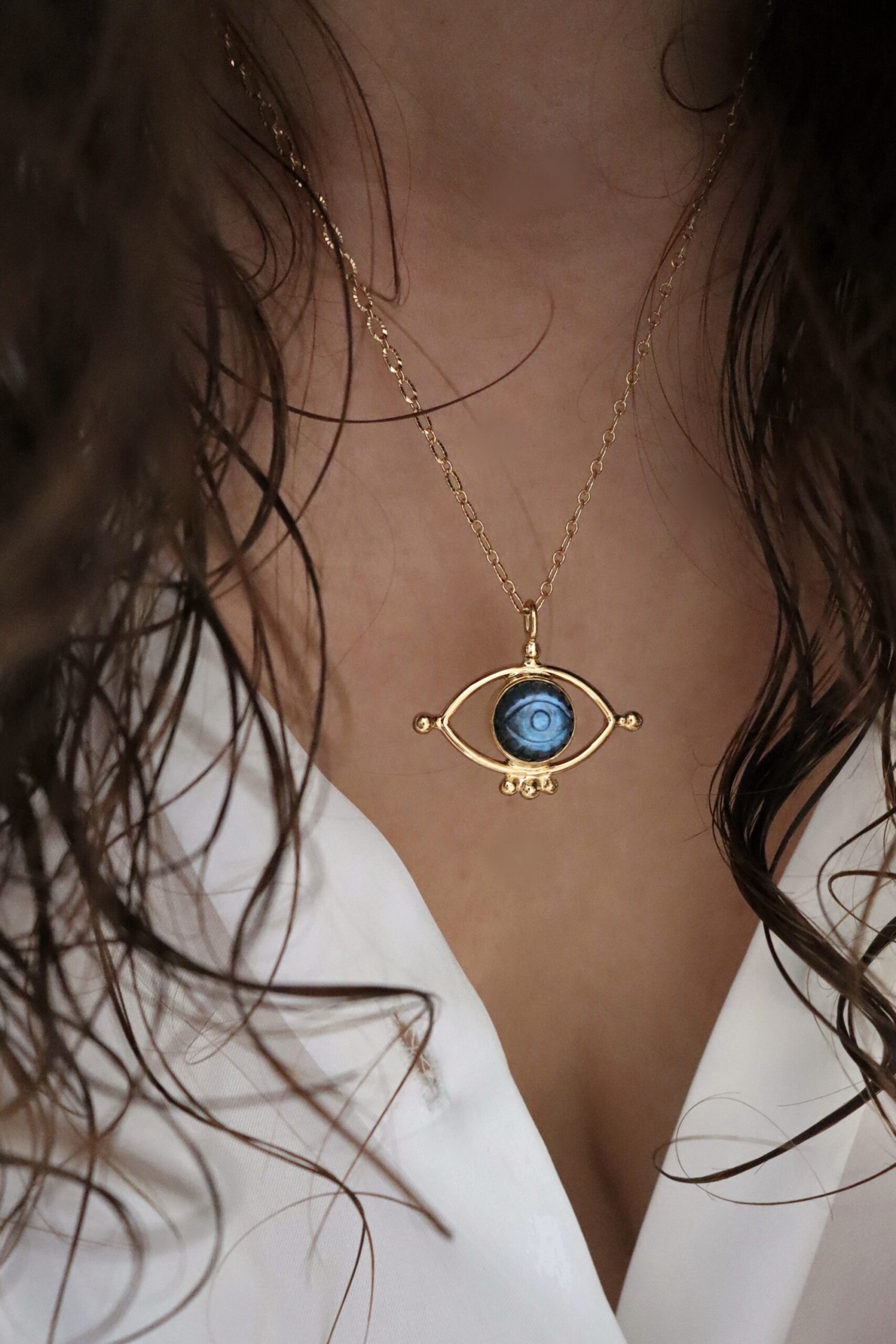 Pendentif œil de labradorite – Image 2