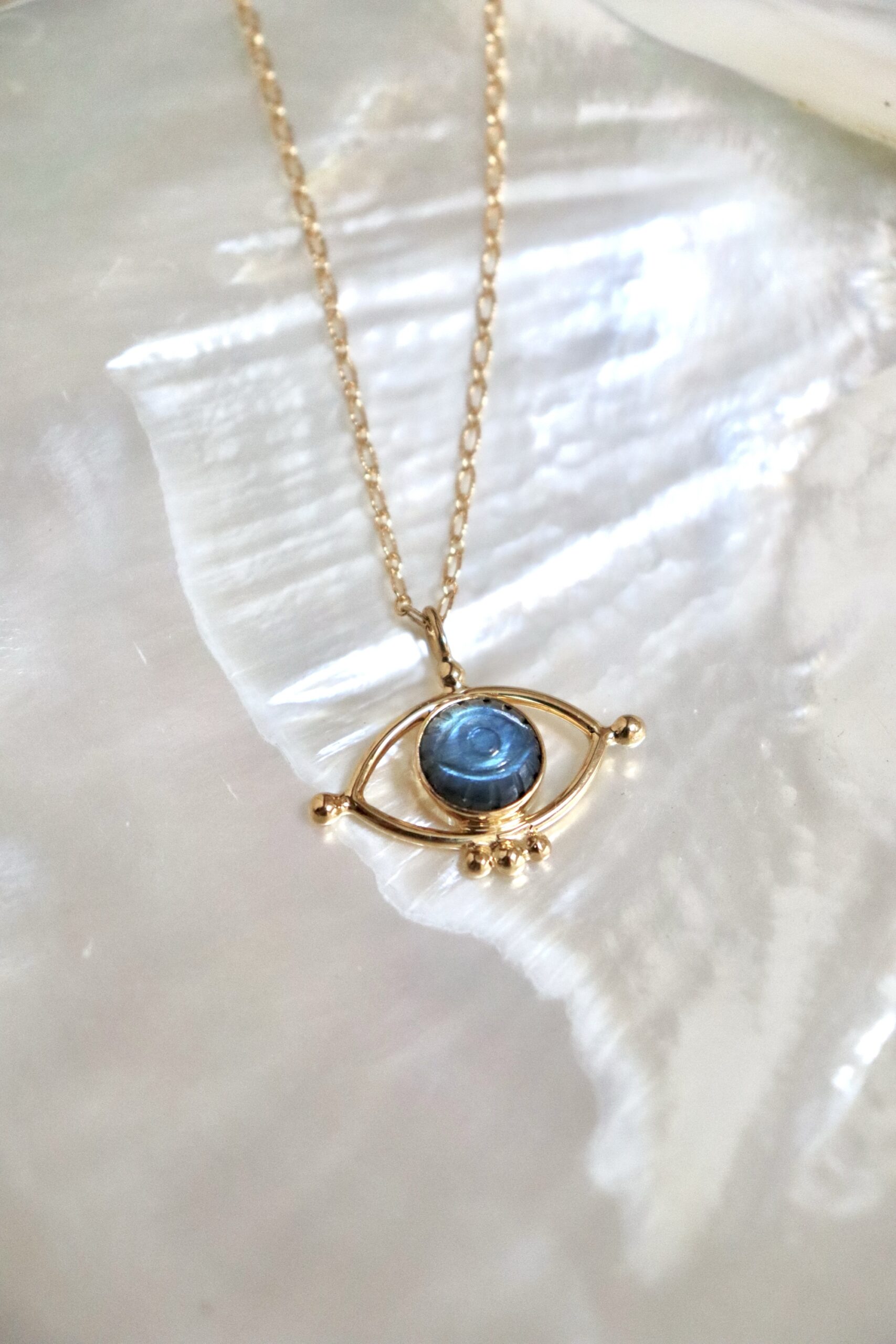 Pendentif œil de labradorite – Image 9