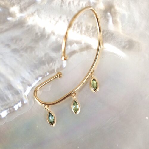 Bijou d’oreille tourmaline
