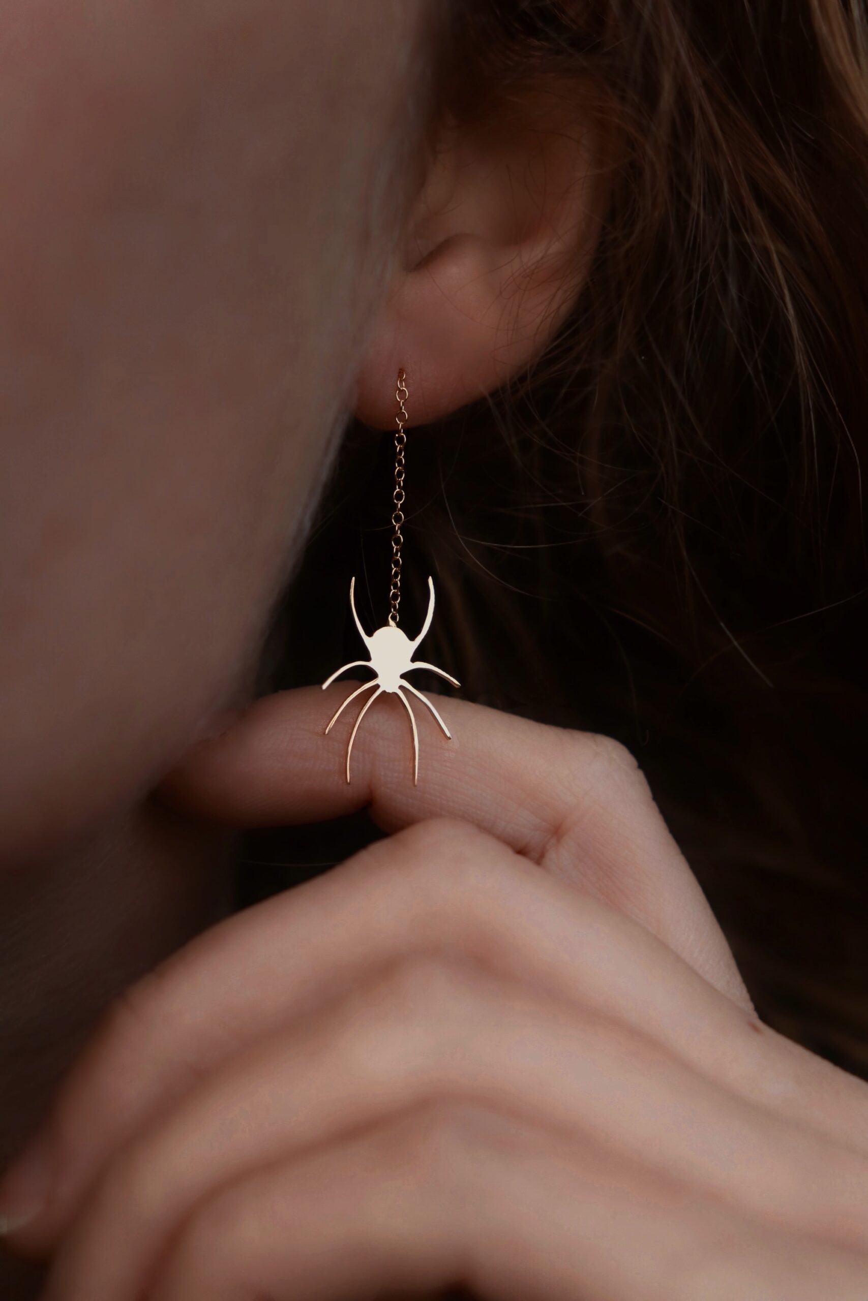 Boucles d’oreilles araignées – Image 3