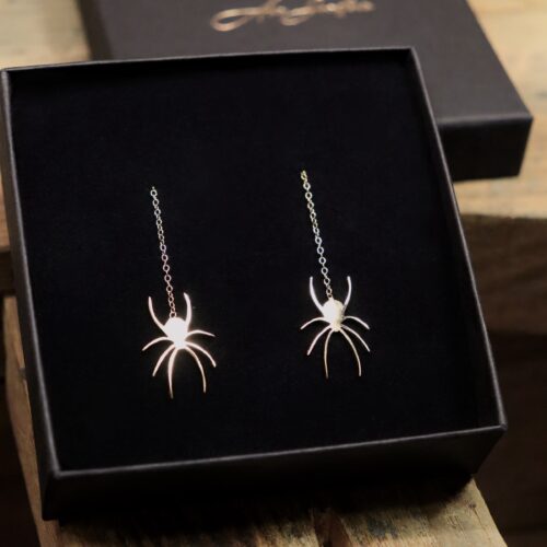Boucles d’oreilles araignées